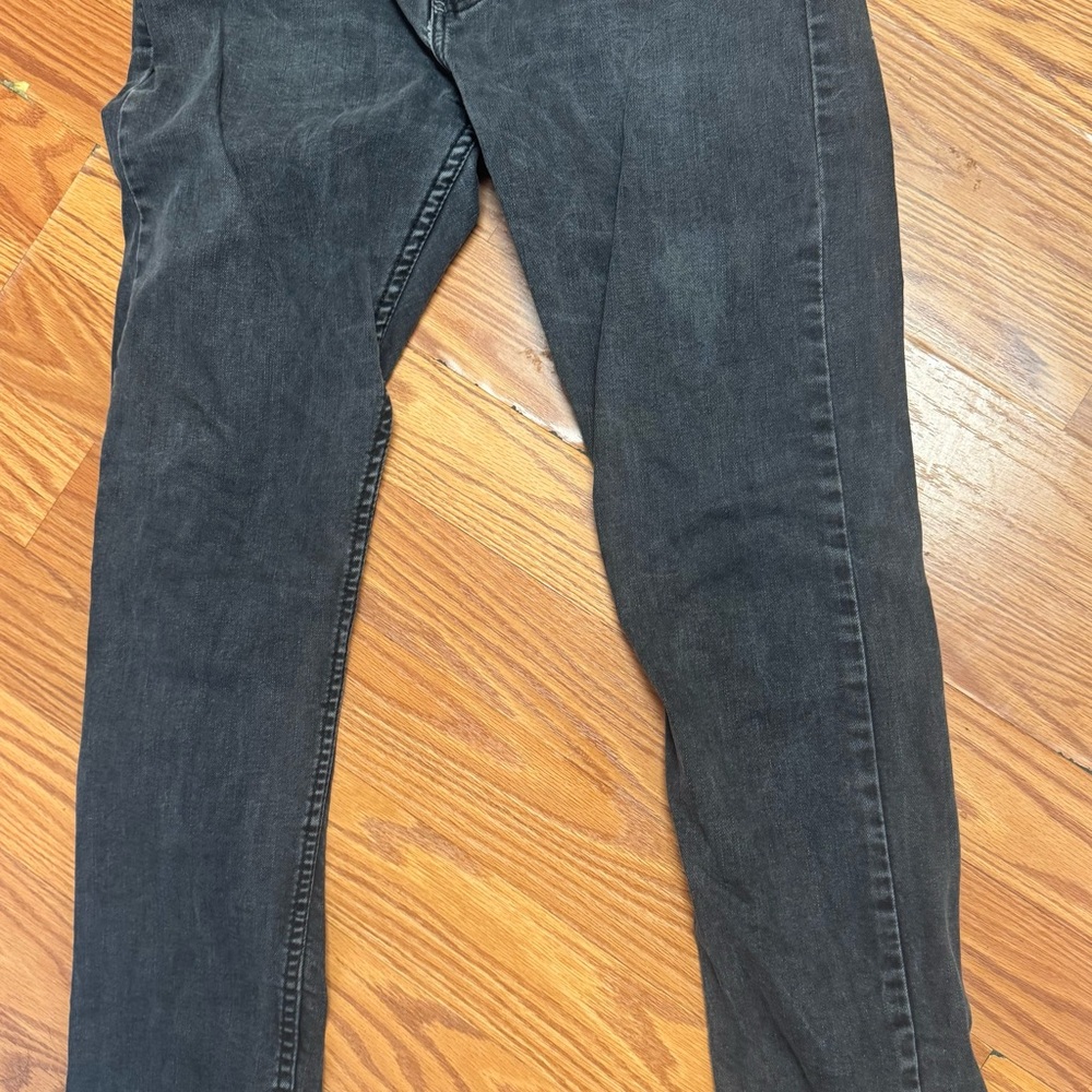 Men Levi’s 512 Jeans Black Size 33W 32L SLIM TAPER EUC